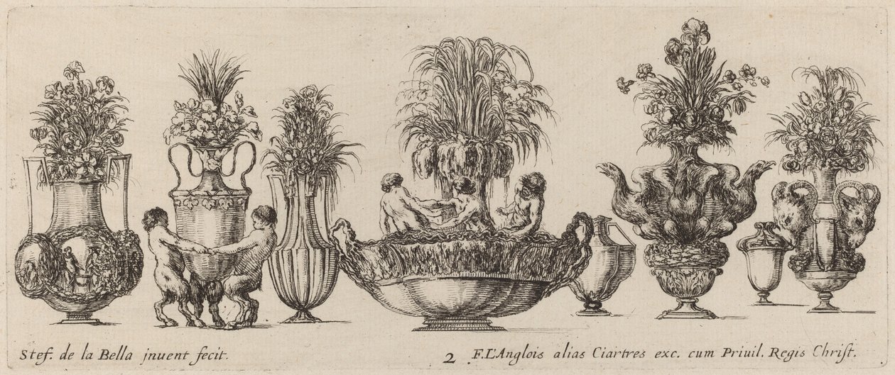 Vases fantastiques - Stefano della Bella