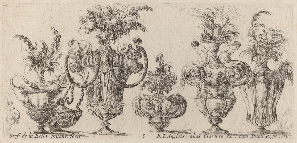 Vases fantastiques - Stefano della Bella