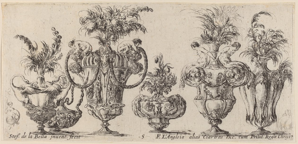 Vases fantastiques - Stefano della Bella