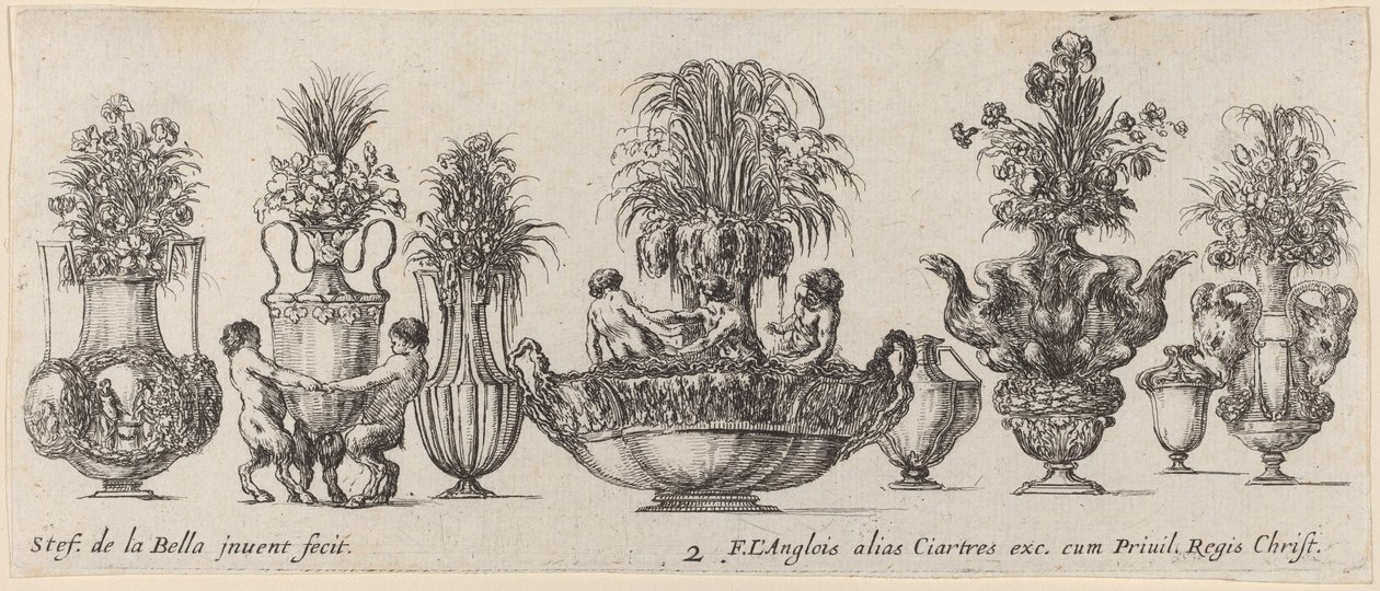 Vases fantastiques - Stefano della Bella
