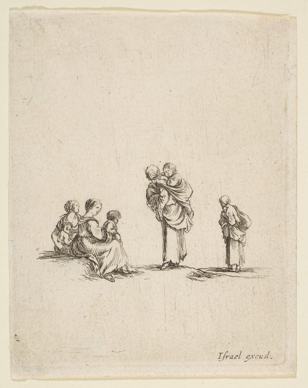 Quatre femmes mendiantes - Stefano della Bella