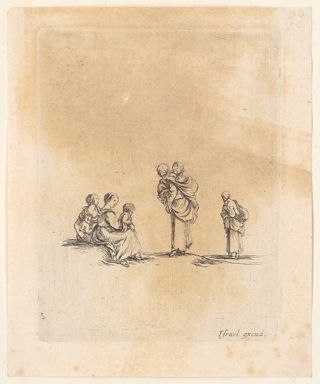 Femmes et enfants - Stefano della Bella