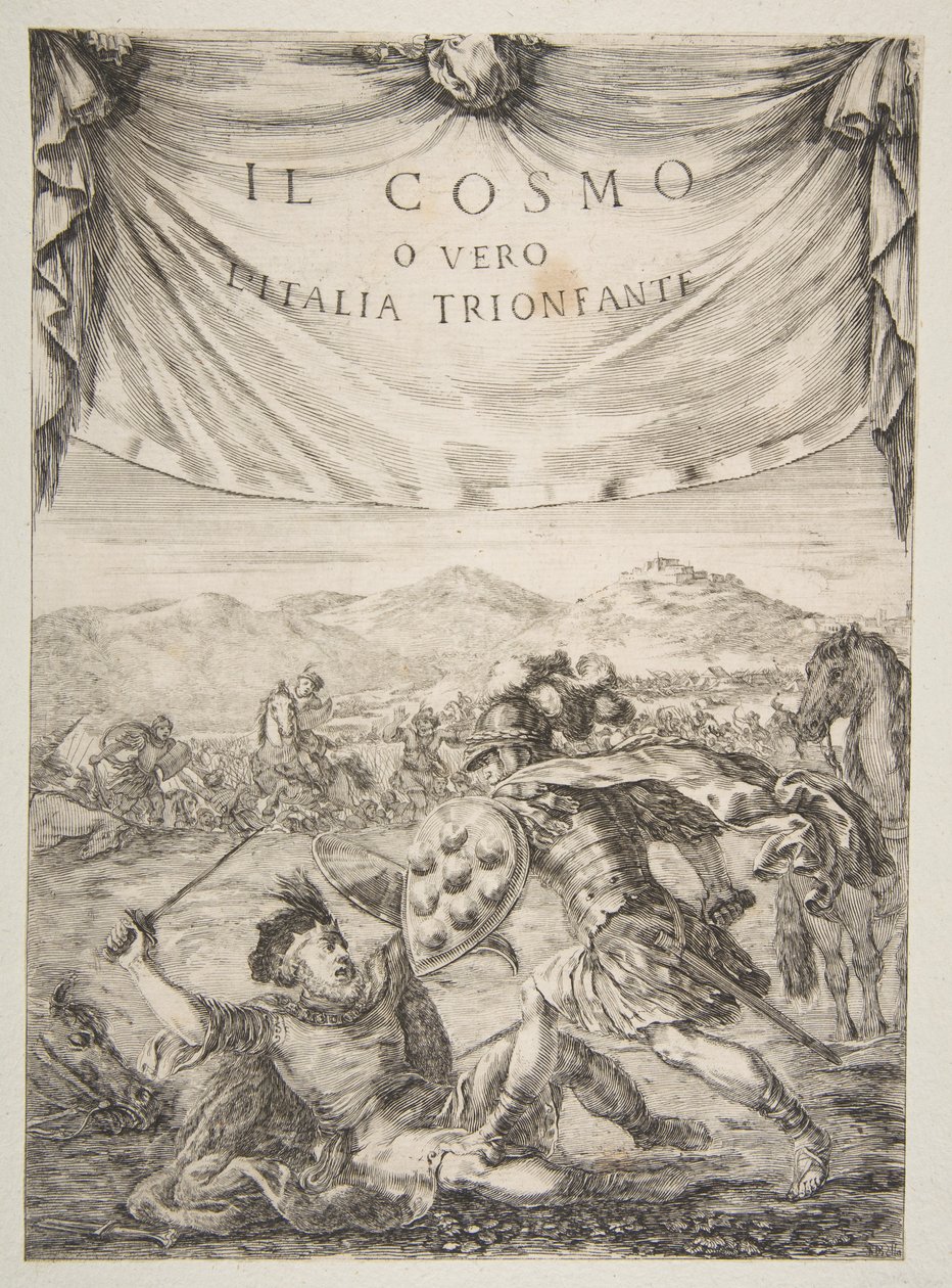 Frontispice pour Il Cosmo, 1650 - Stefano della Bella