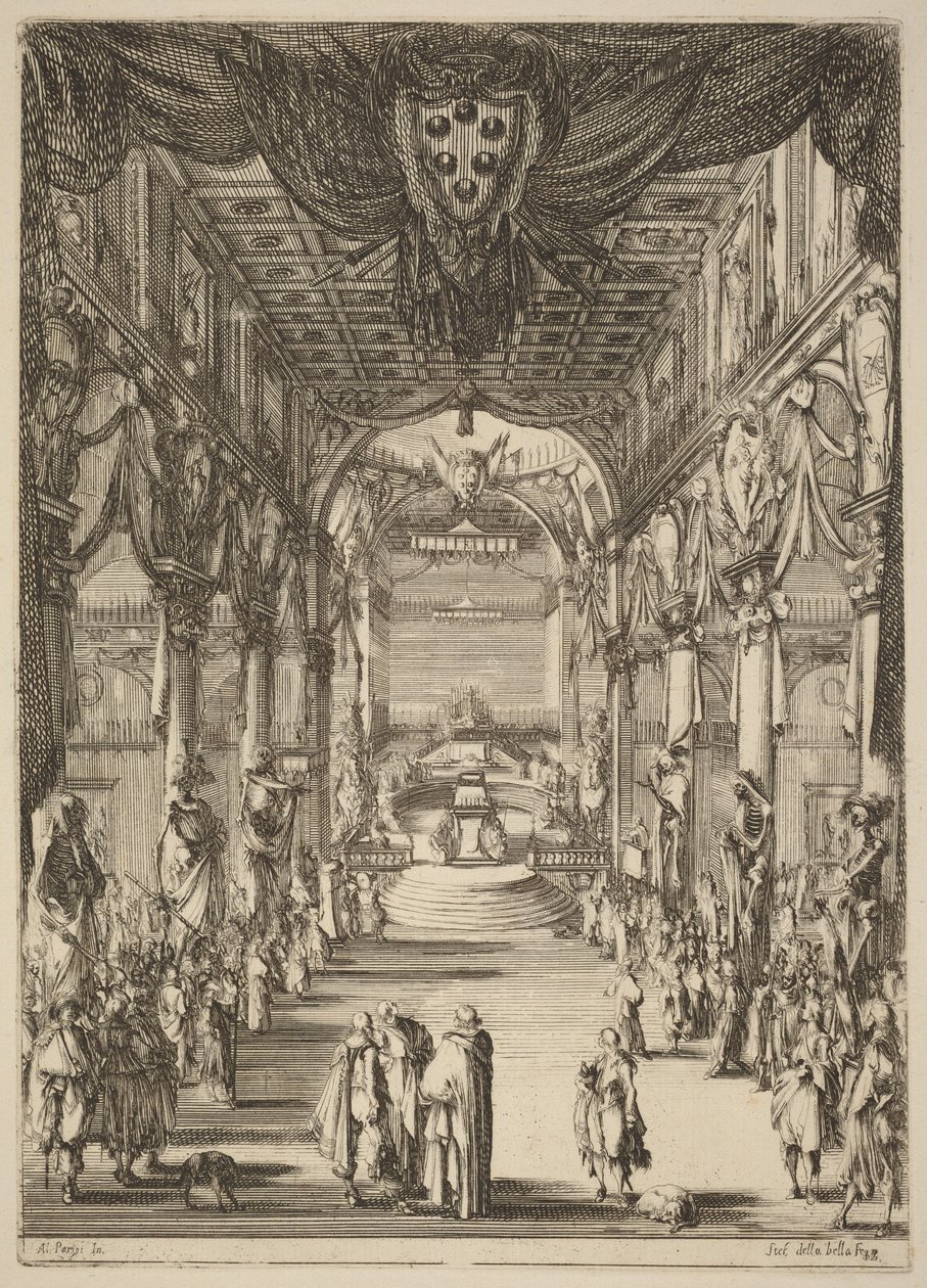 Funérailles du prince Francesco de Medici - Stefano della Bella