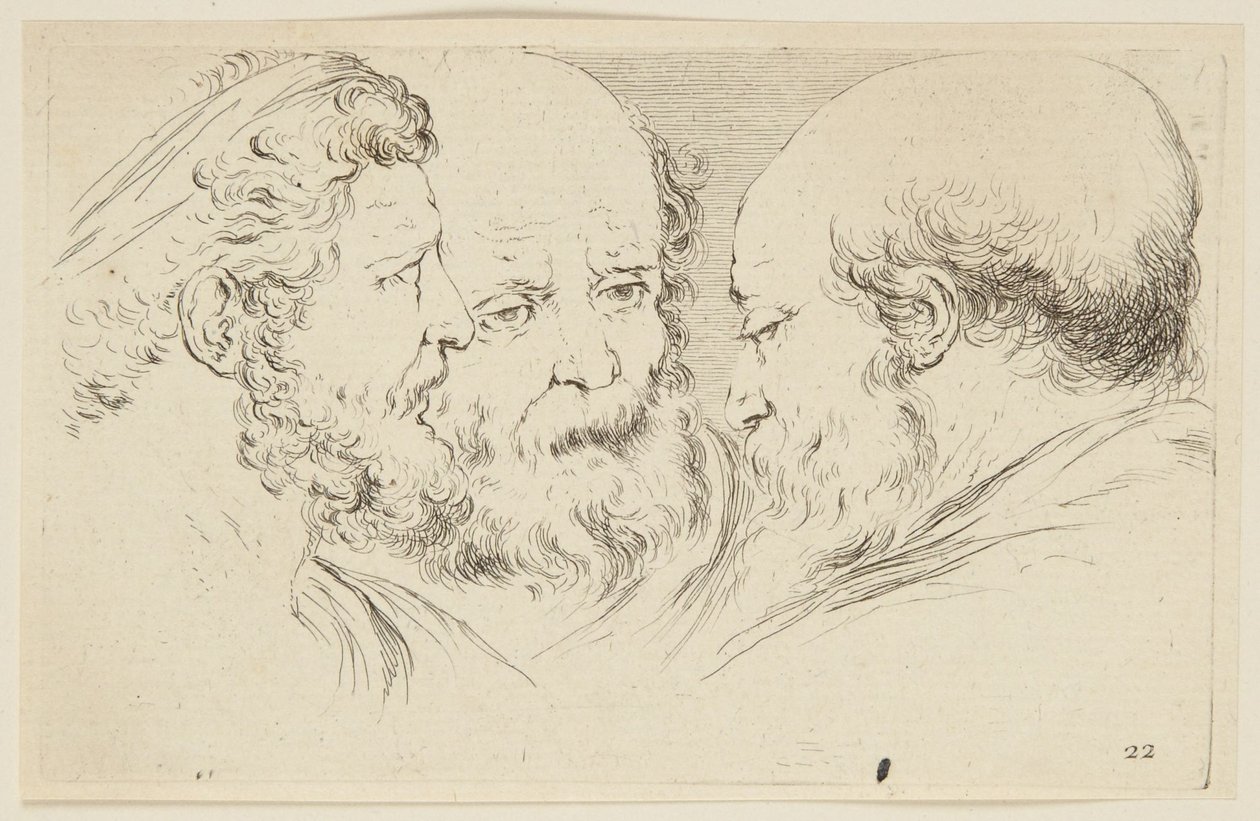 Études de têtes (Recueil des diverses pièces servant à l