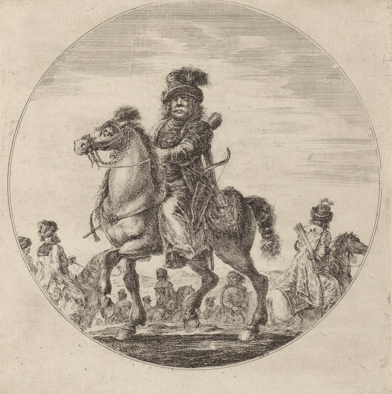 Cavalier hongrois - Stefano della Bella