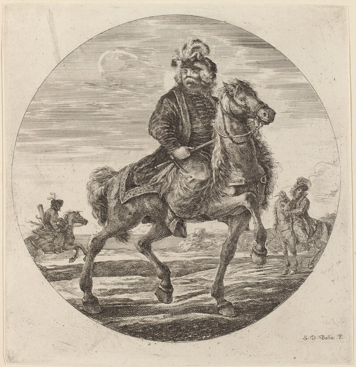 Cavalier hongrois - Stefano della Bella