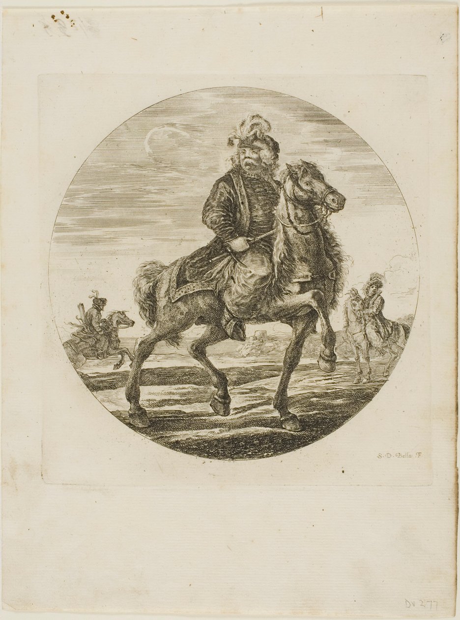 Cavalier hongrois - Stefano della Bella