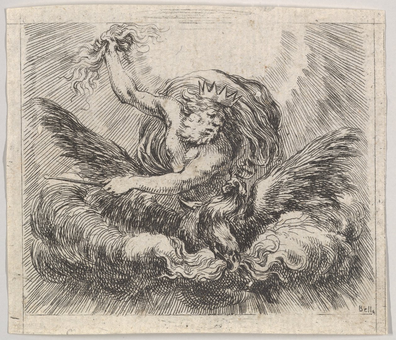 Jupiter, du Jeu de la Mythologie, 1644 - Stefano della Bella