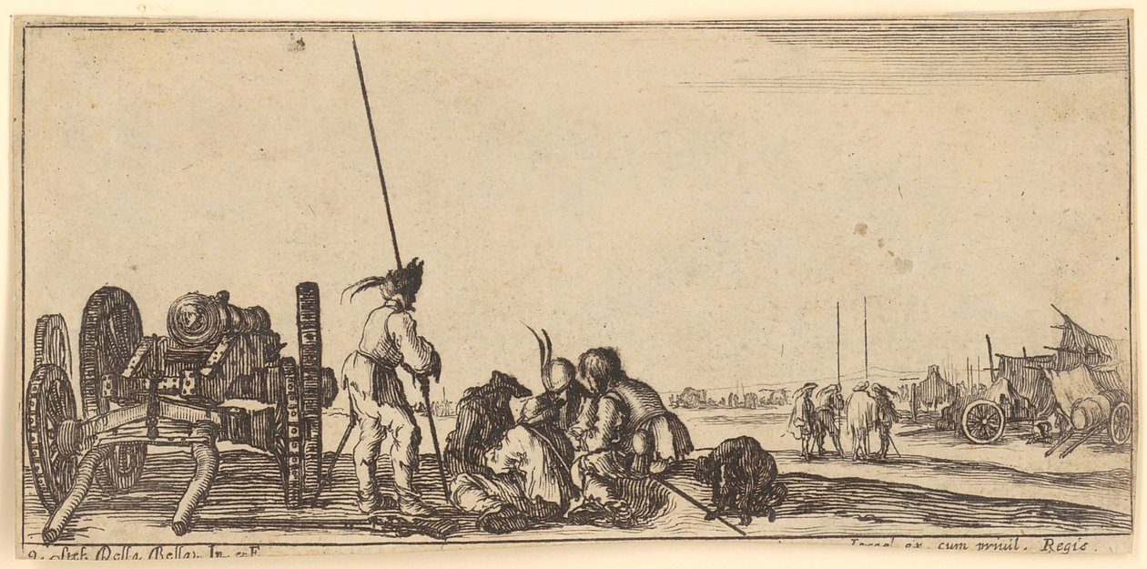 Canon et soldats - Stefano della Bella