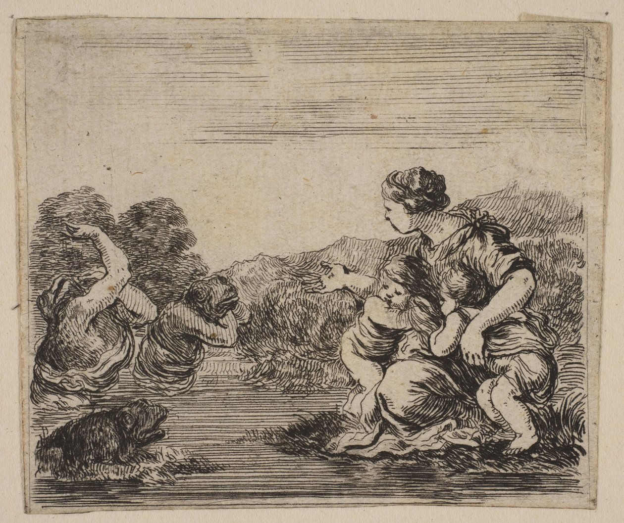 Latone, du Jeu de la Mythologie, 1644 - Stefano della Bella