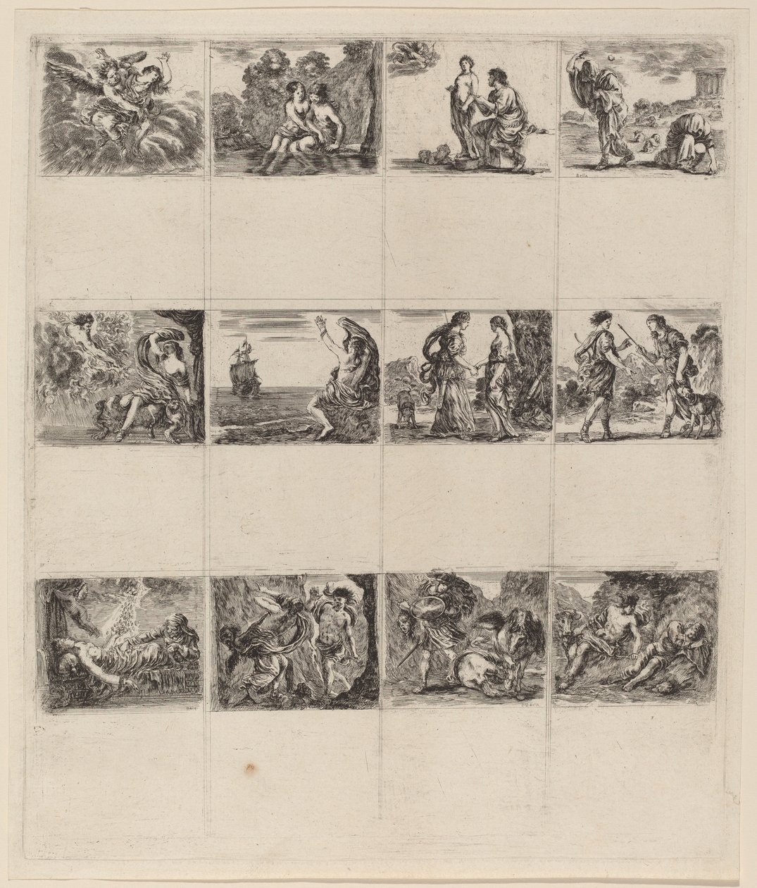 Cartes à Jouer Mythologiques - Stefano della Bella