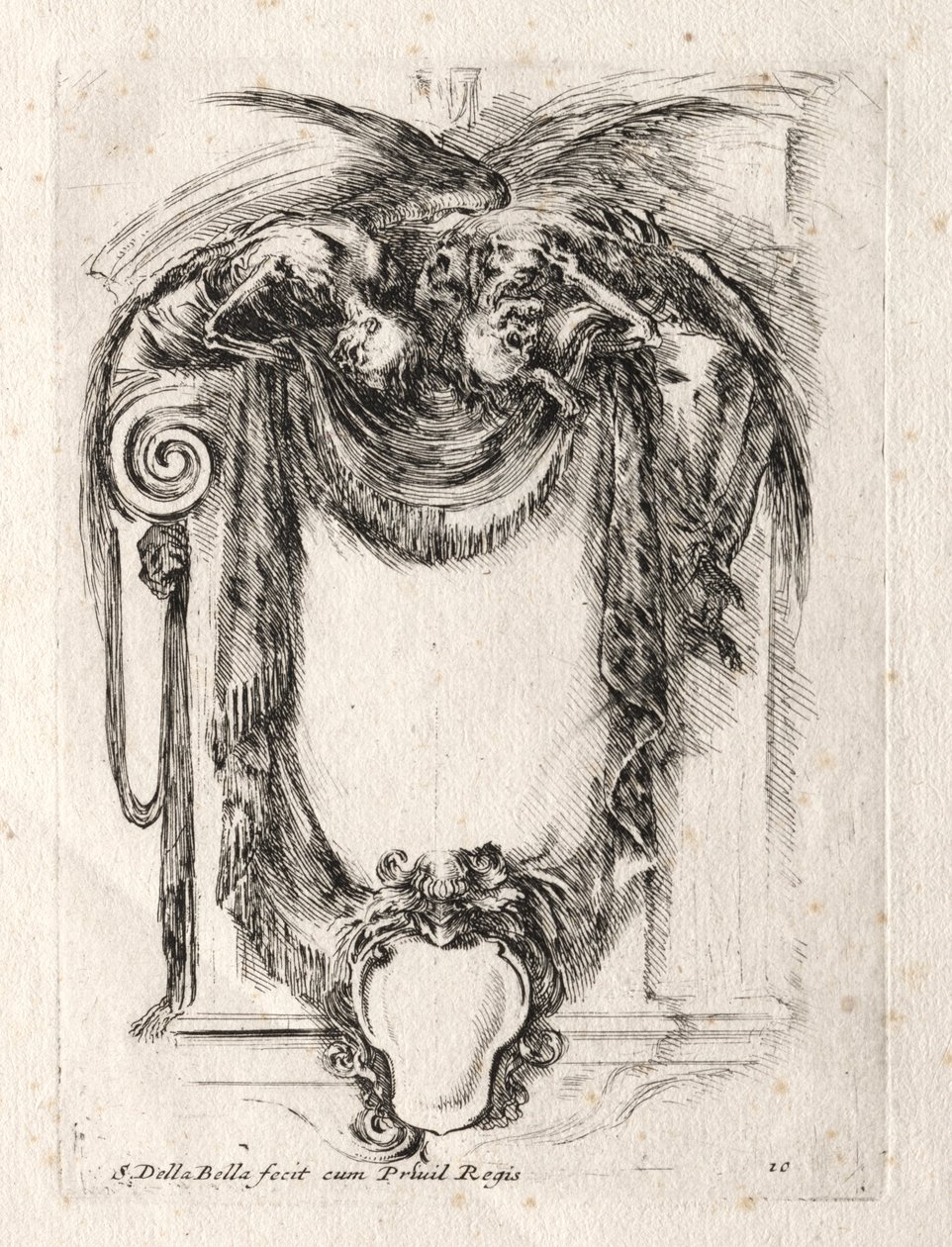 Nouveau modèle pour un cartouche - Stefano della Bella