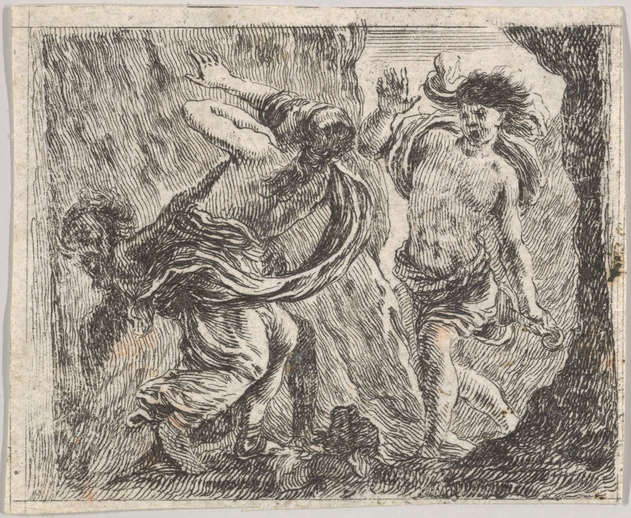Orphée et Eurydice, du Jeu de la Mythologie - Stefano della Bella