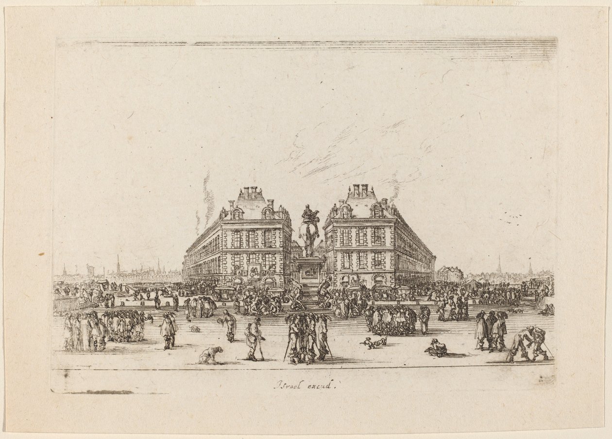 Place Dauphine, 1642 - Stefano della Bella