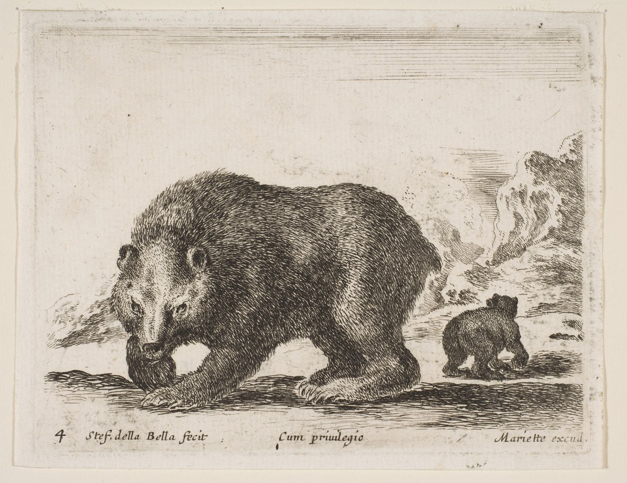 Planche 4: ours, de 