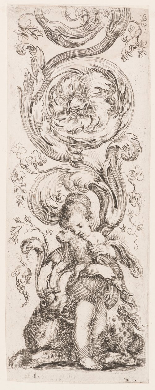 Planche, de la série Ornamenti o grottesche - Stefano della Bella