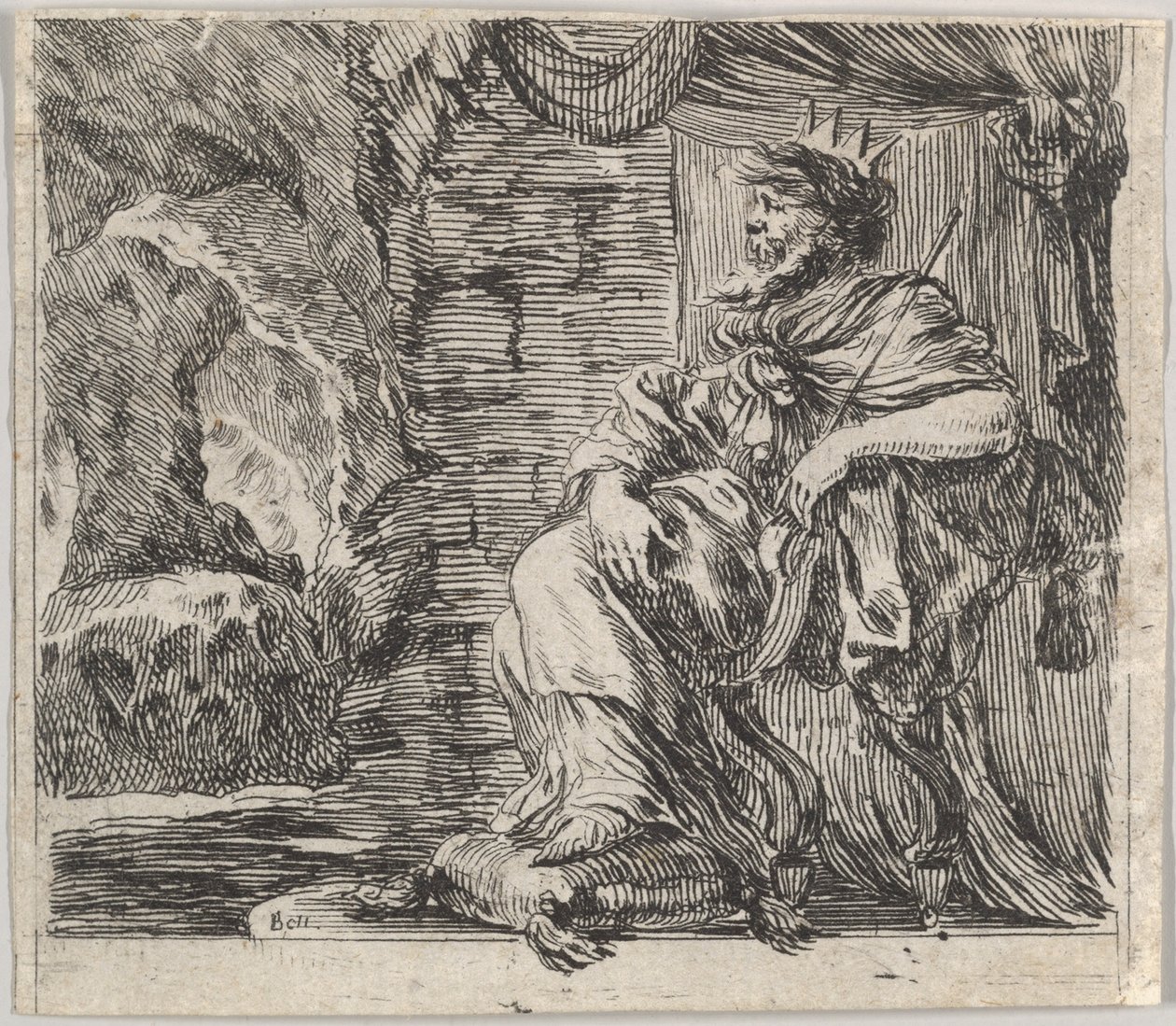Pluton, du Jeu de la Mythologie - Stefano della Bella