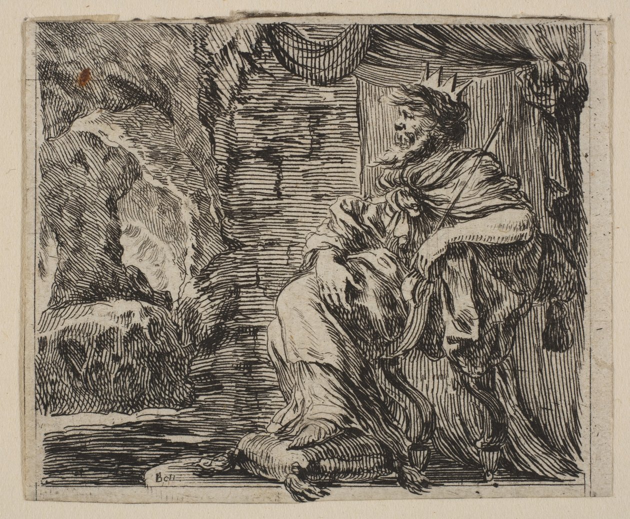 Pluton, du Jeu de la Mythologie, 1644 - Stefano della Bella