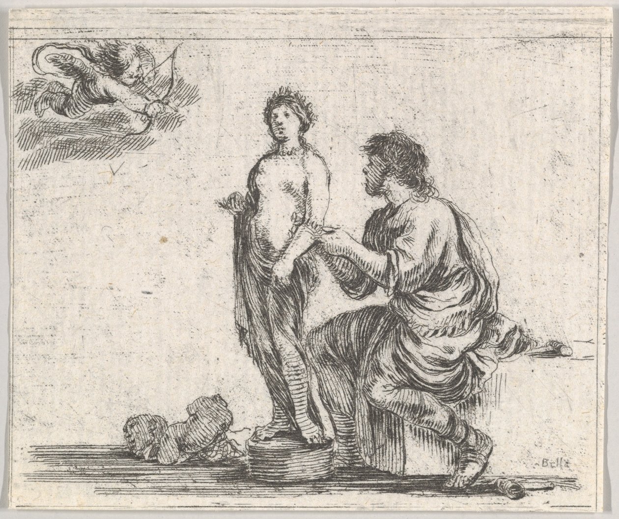 Pygmalion, du Jeu de la Mythologie - Stefano della Bella