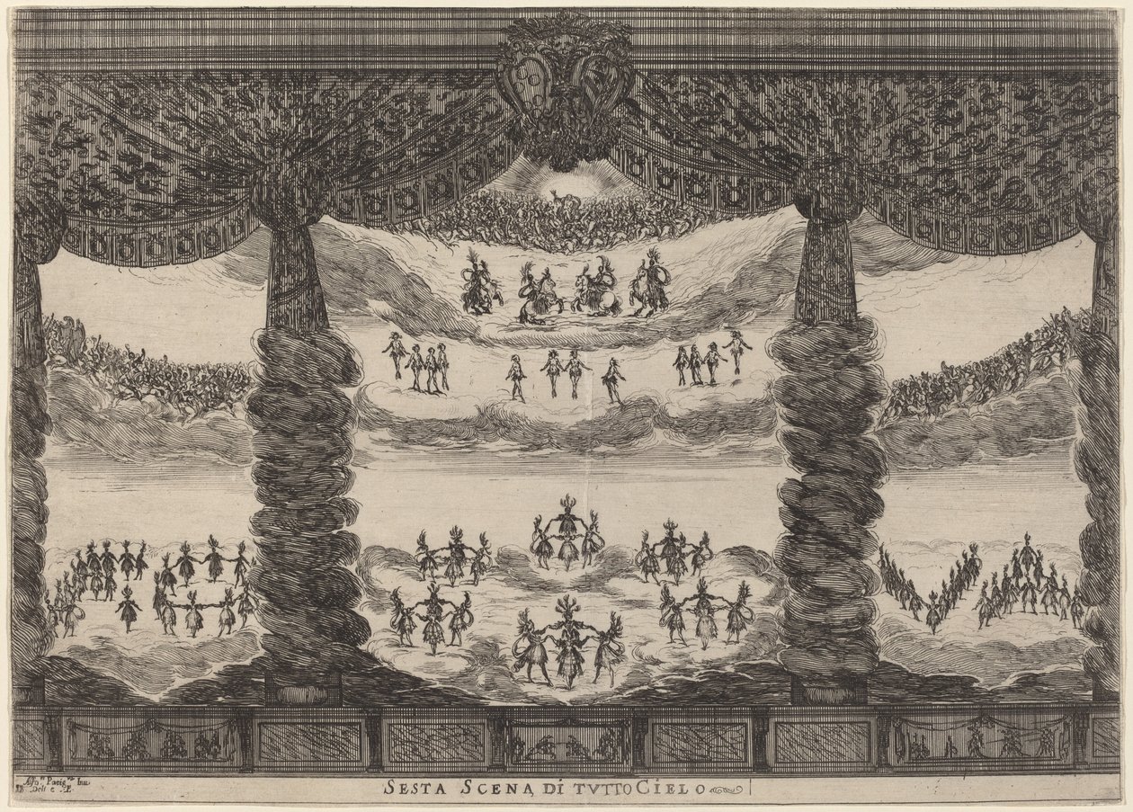 Sesta Scena di Tutto Cielo, 1637 - Stefano della Bella