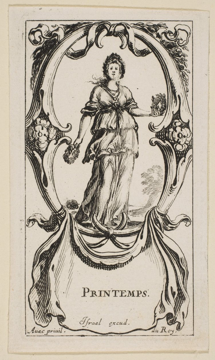 Printemps, des Quatre Saisons, vers 1641 - Stefano della Bella