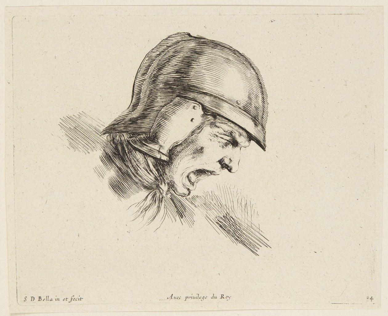 Étude (Les principes du dessin, 24) - Stefano della Bella