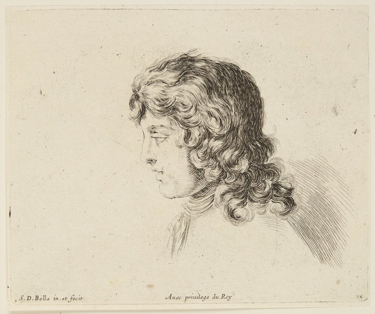 Étude (Les principes du dessin, 25) - Stefano della Bella
