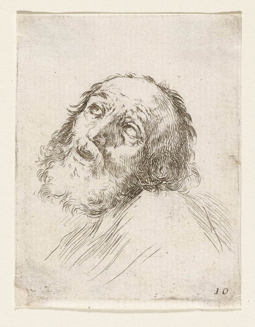 Tête de Saint Pierre repentant - Stefano della Bella