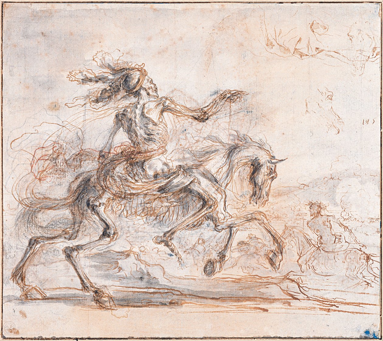La Mort sur le champ de bataille, entre 1640 et 1650 - Stefano della Bella