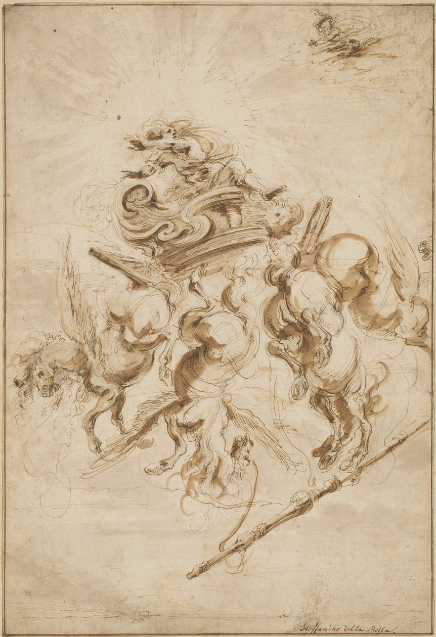 La Chute de Phaéton, vers 1655 - Stefano della Bella