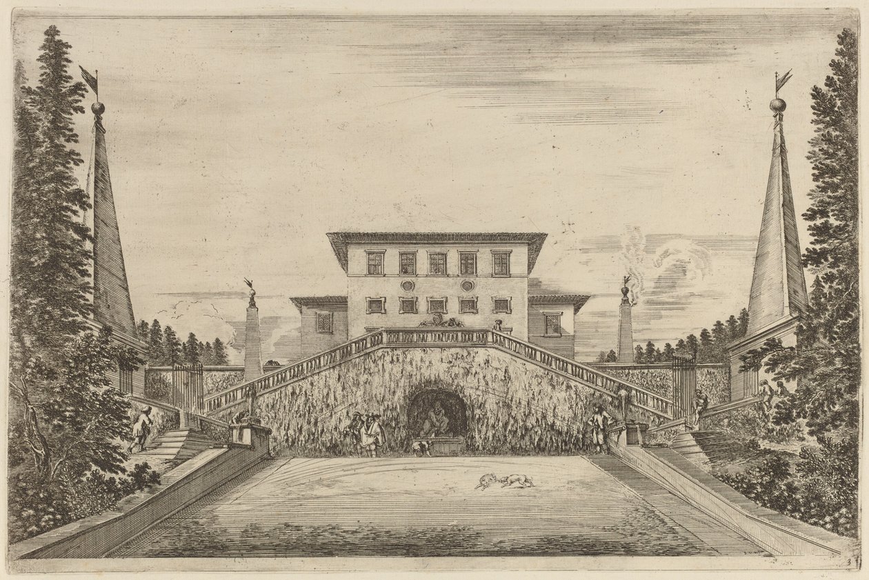 Le grand escalier - Stefano della Bella