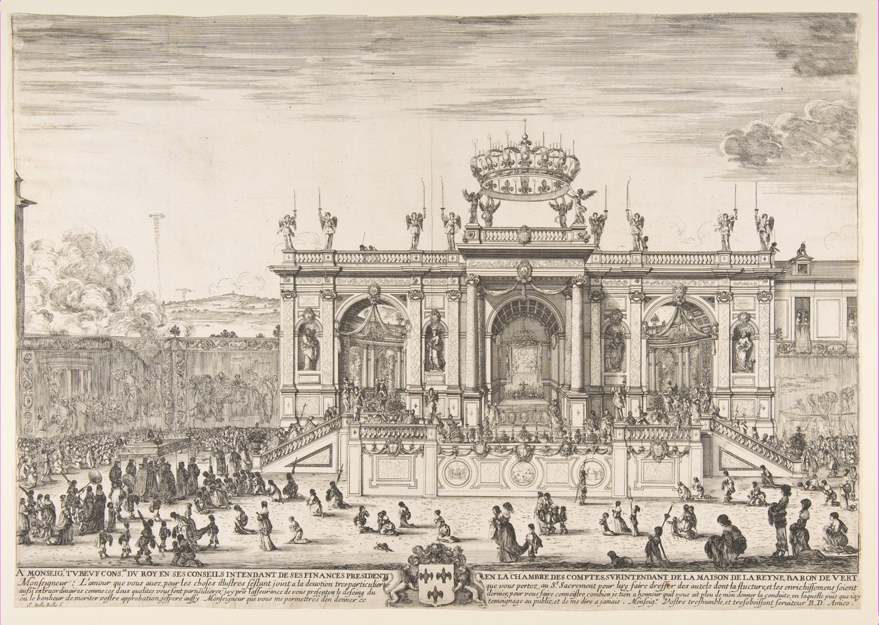 La Procession du Saint-Sacrement - Stefano della Bella