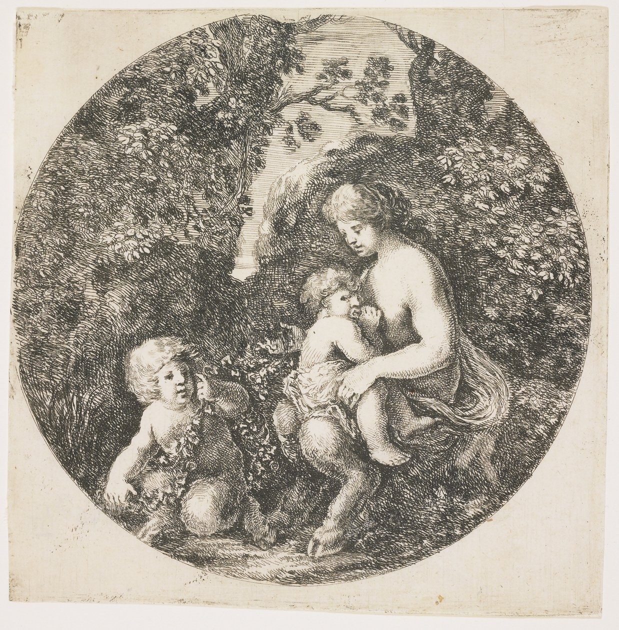 La Femme du satyre, 1656 - Stefano della Bella