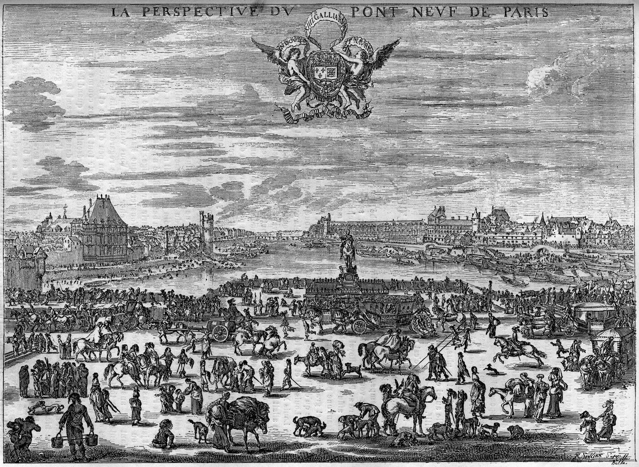 Le Pont Neuf de Paris en 1646 d