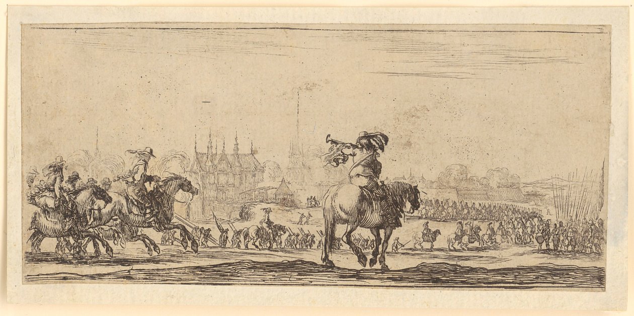 Entrée des troupes dans une ville - Stefano della Bella
