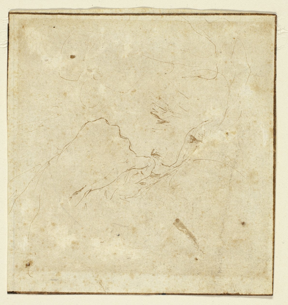 Tête de femme - Stefano della Bella