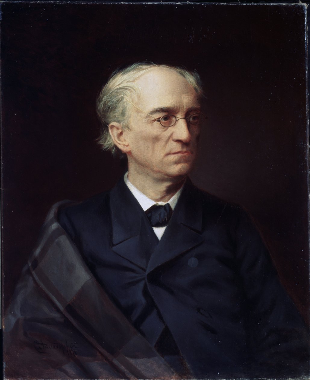 Portrait du poète russe Fiodor Ivanovitch Tiouttchev - Stepan Fyodorovich Alexandrovsky