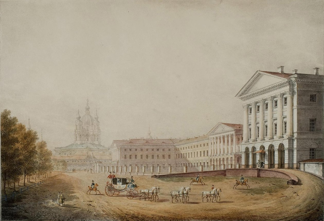Institut Smolny pour jeunes filles nobles à Saint-Pétersbourg, 1823 - Stepan Philippovich Galaktionov