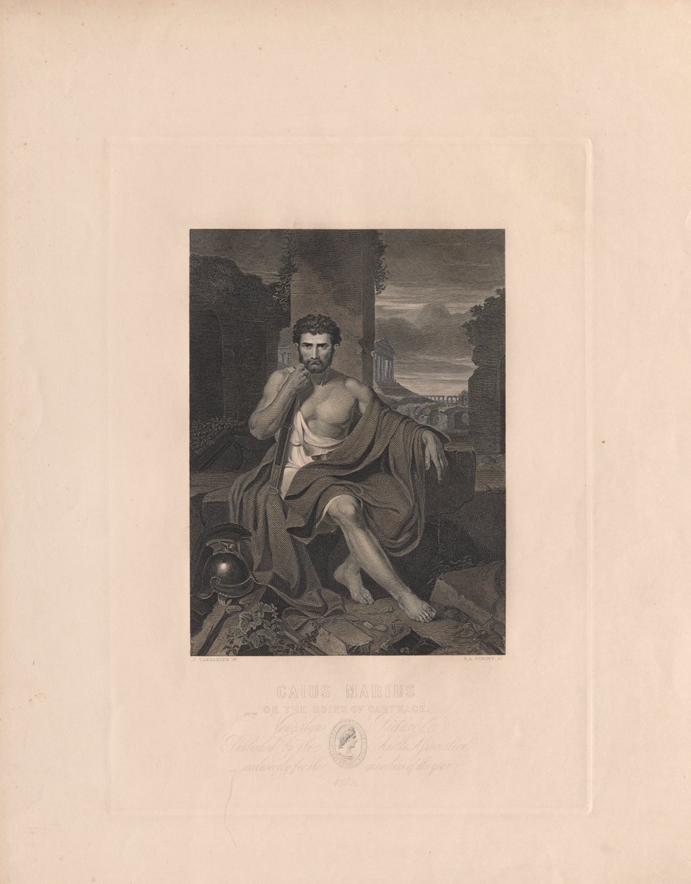 Caius Marius sur les ruines de Carthage - Stephen Alonso Schoff