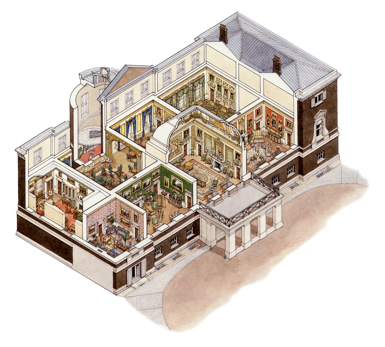 Devonshire House, Piccadilly, Londres, vers 1860-1910 - Stephen Conlin