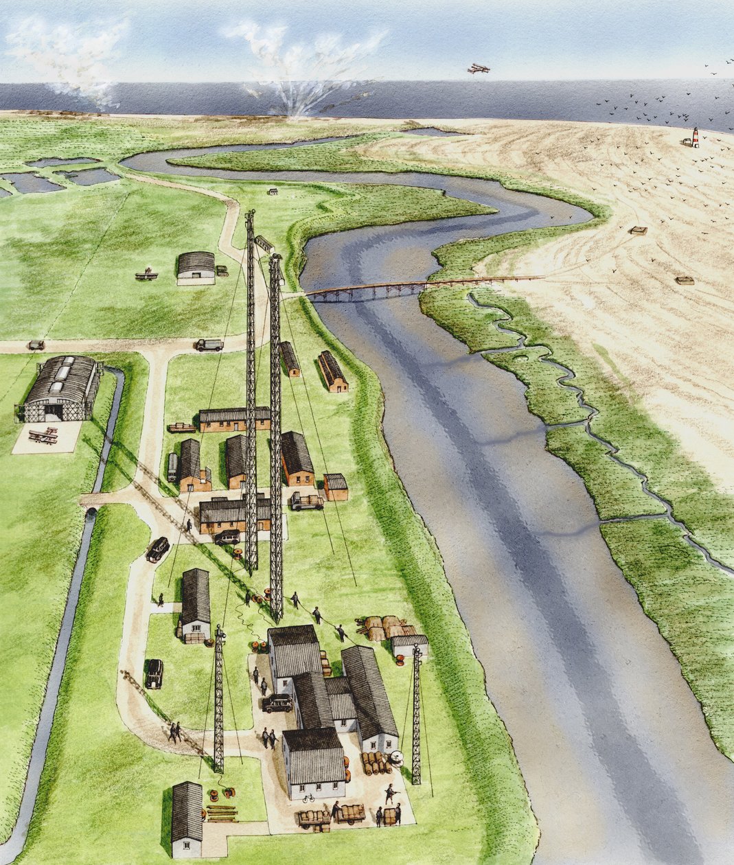 Orford Ness, Suffolk, vers 1935-1945 - Stephen Conlin