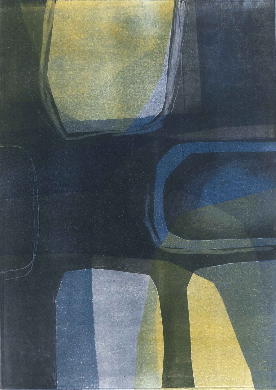 Arches Sun  Sea I, 2015 (monoprint sur papier) - Stephen Dow