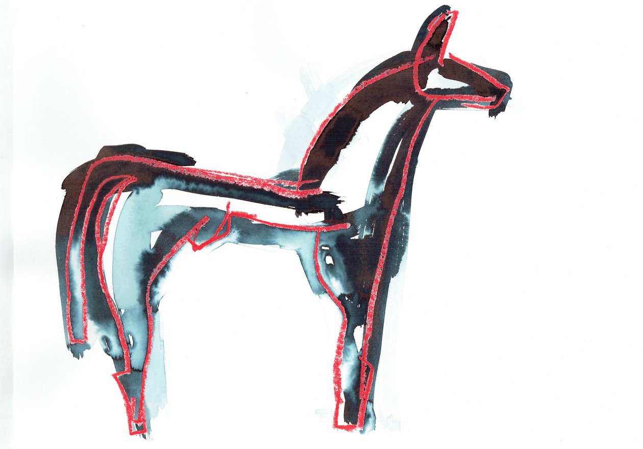 Cheval III, 2016 (pastel à l