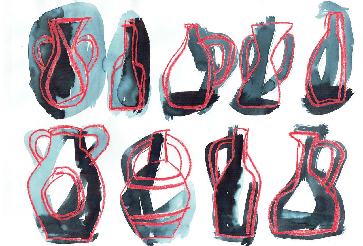 Nine Vessels, 2016 (pastel à l