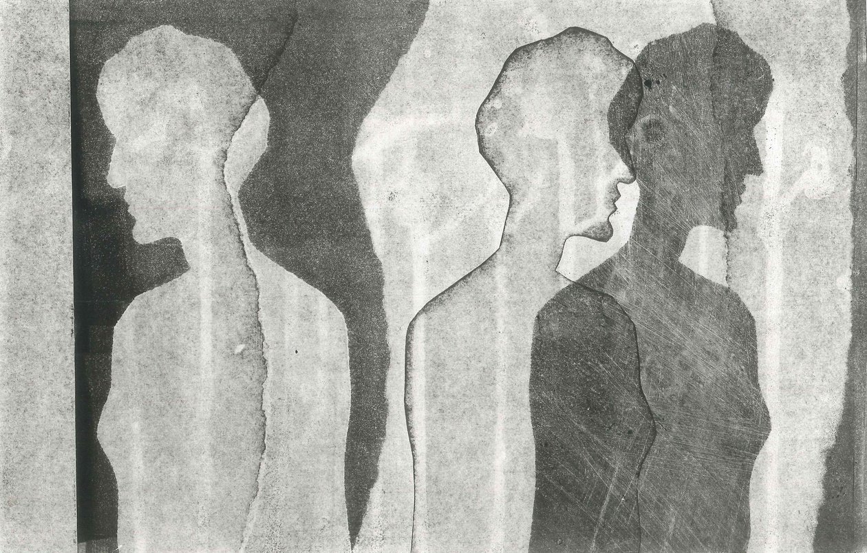 Tears I Bled VIII, 2016 (monoprint sur papier) - Stephen Dow