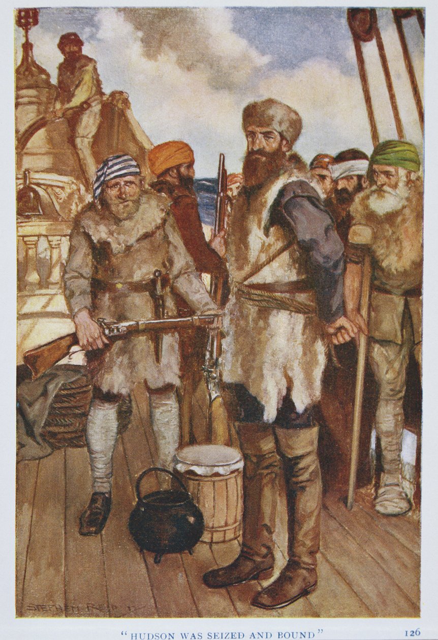 Hudson fut saisi et ligoté, illustration de 