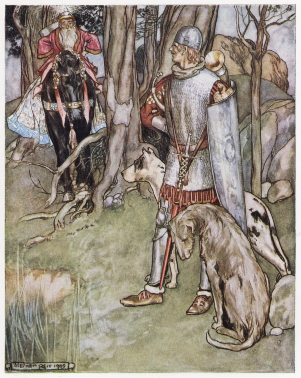 Illustration pour Siegfried le tueur de dragons - Stephen Reid