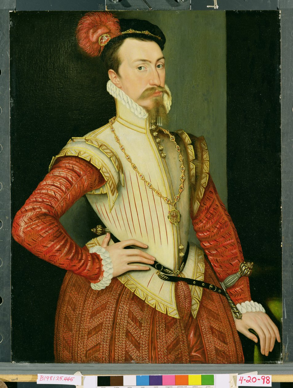 Robert Dudley (1532-88) 1er comte de Leicester, c.1560s - Steven van der Meulen