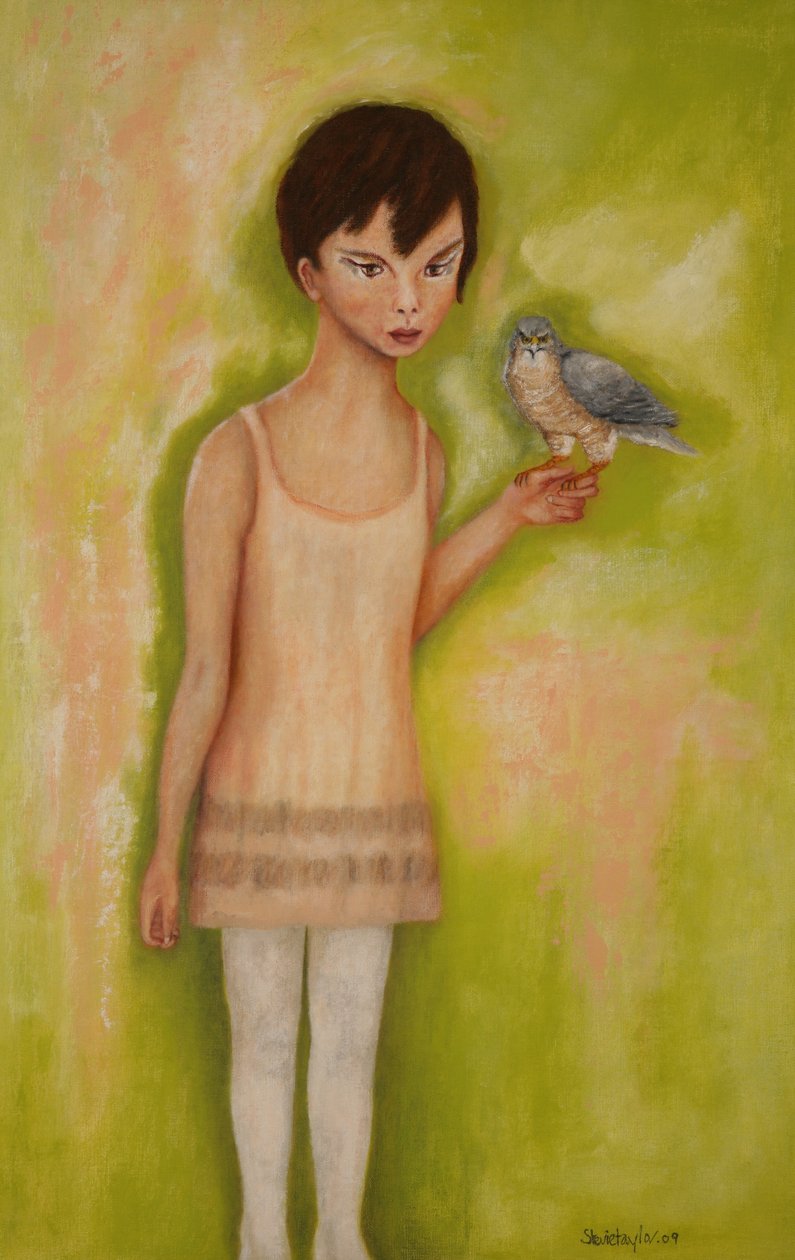 Fille de confiance avec un épervier, 2010 - Stevie Taylor